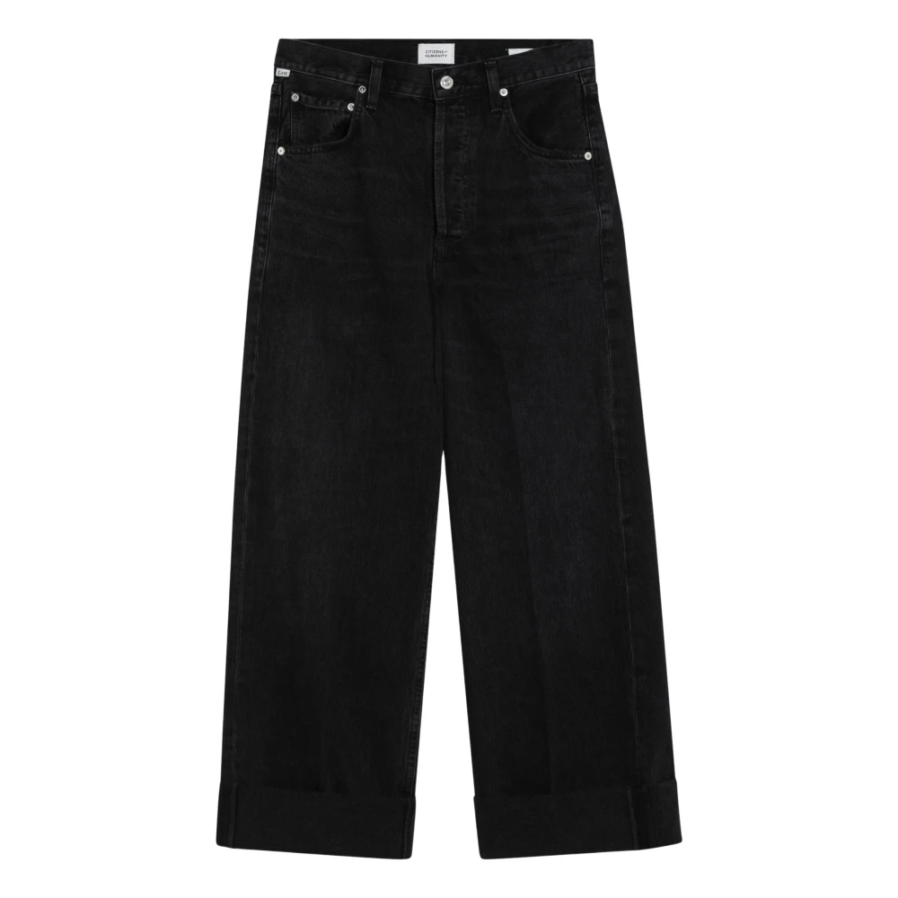 Citizens of Humanity Regular Fit Denim Jeans Black Dames