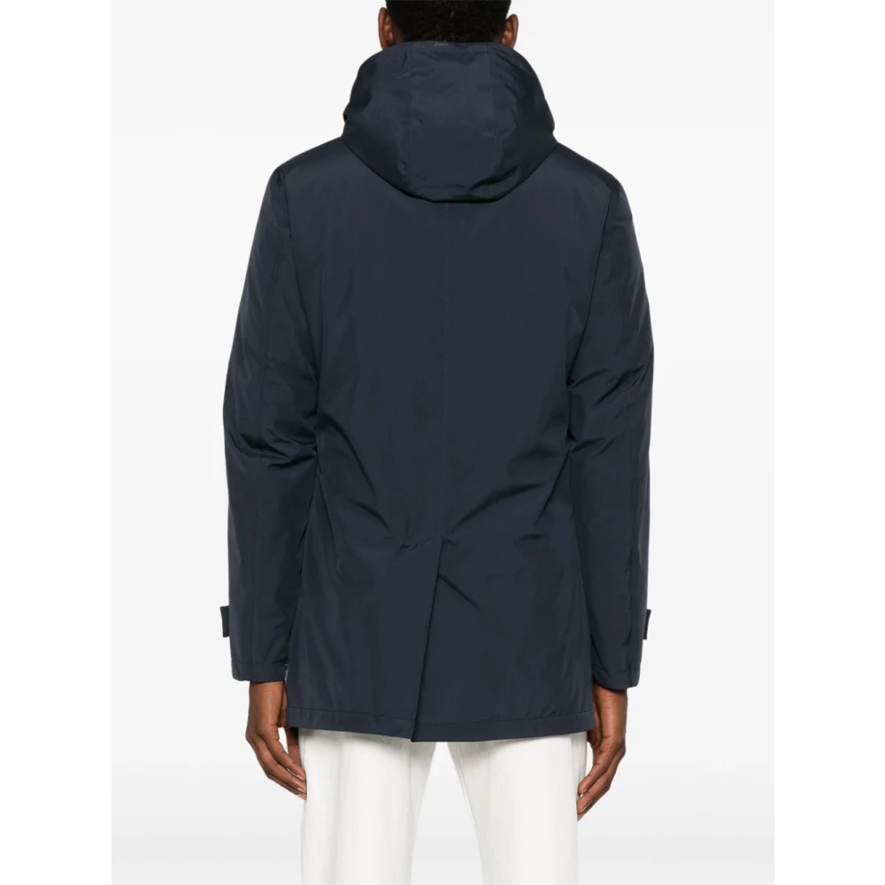 Herno Blauwe Pufferjas Blue Heren
