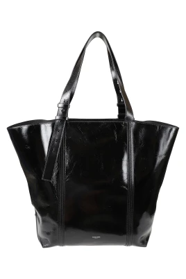 Glossig Läder Tote Bag