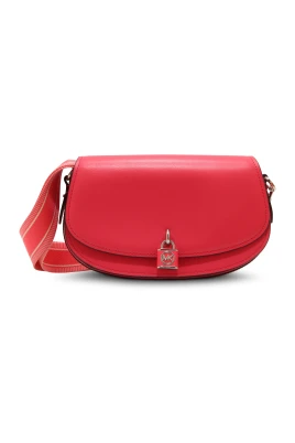 Mila Mellanstor Läder Crossbody Bag