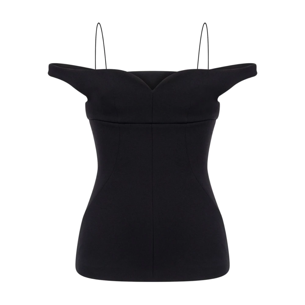 Philosophy di Lorenzo Serafini Zwarte Top door Lorenzo Serafini Black Dames