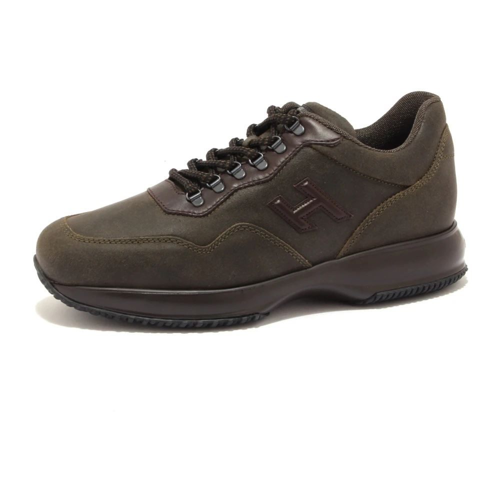 Hogan Men's Green Sneakers, 9 1/2 Uk, Interactive Sneaker Trekking