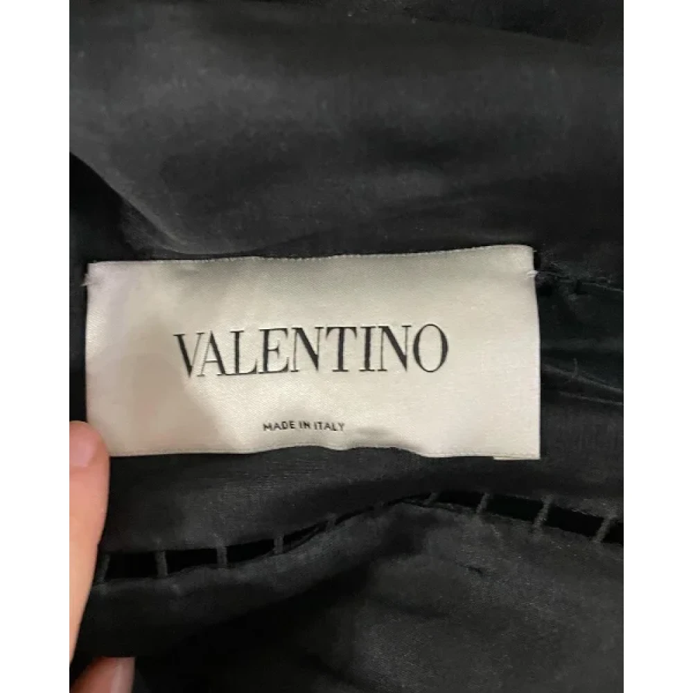 Valentino Vintage Pre-owned Silk dresses Black Dames