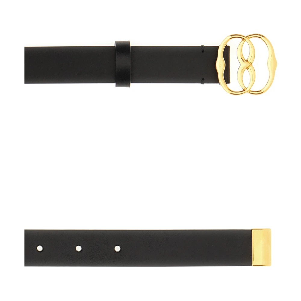 Bally Stijlvolle leren riem Black Dames