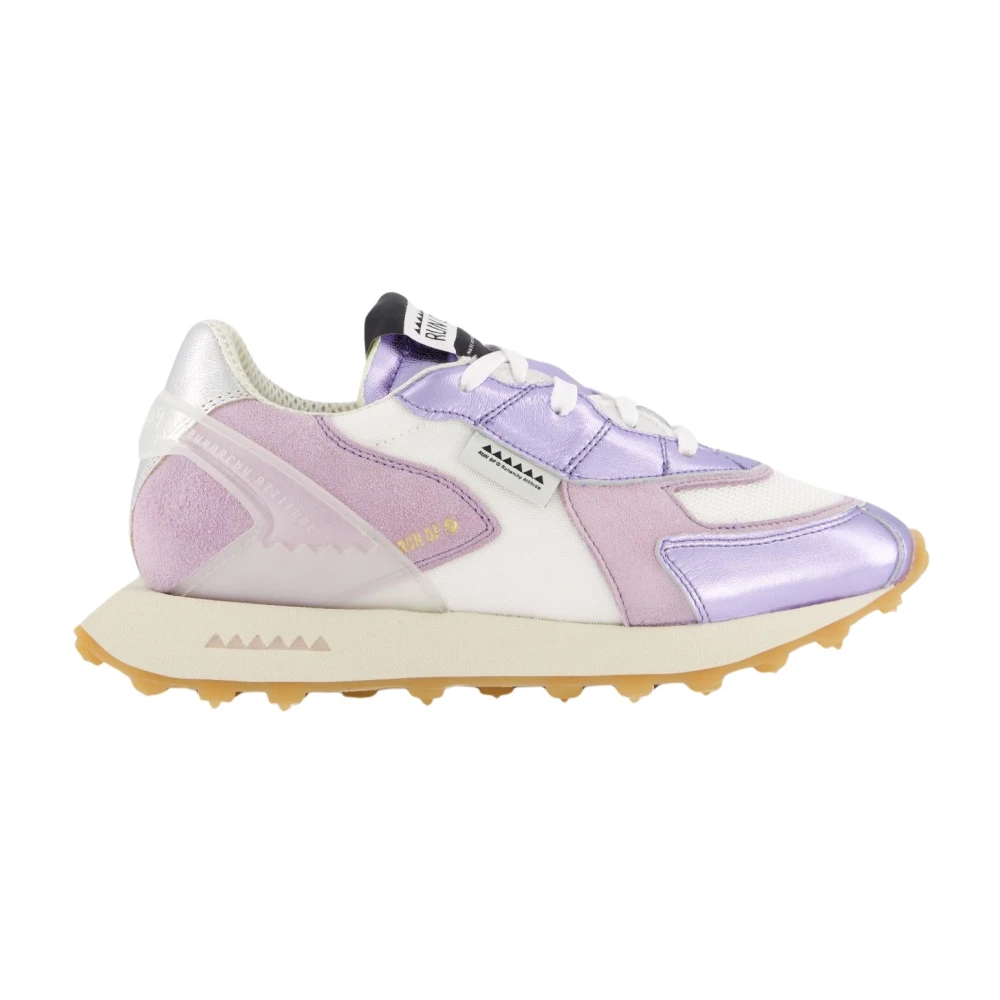 RUN OF Errant Metal Punk Mid Sneakers Dames Schoenen Veelkleurig Multicolor