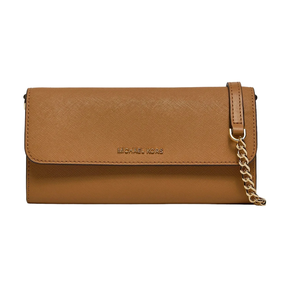 Michael Kors Chic Crossbody Wallet Brown Dames