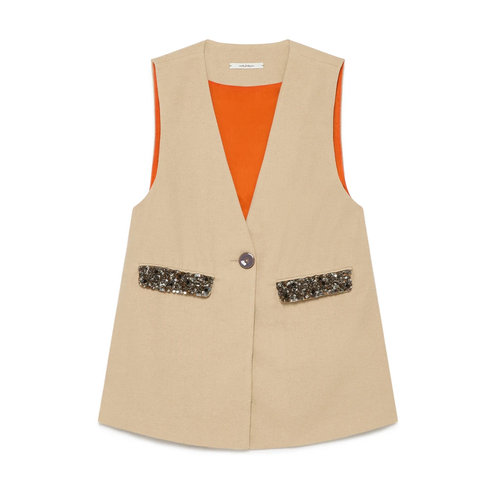 Jackets > Vests - - Maliparmi - Modalova