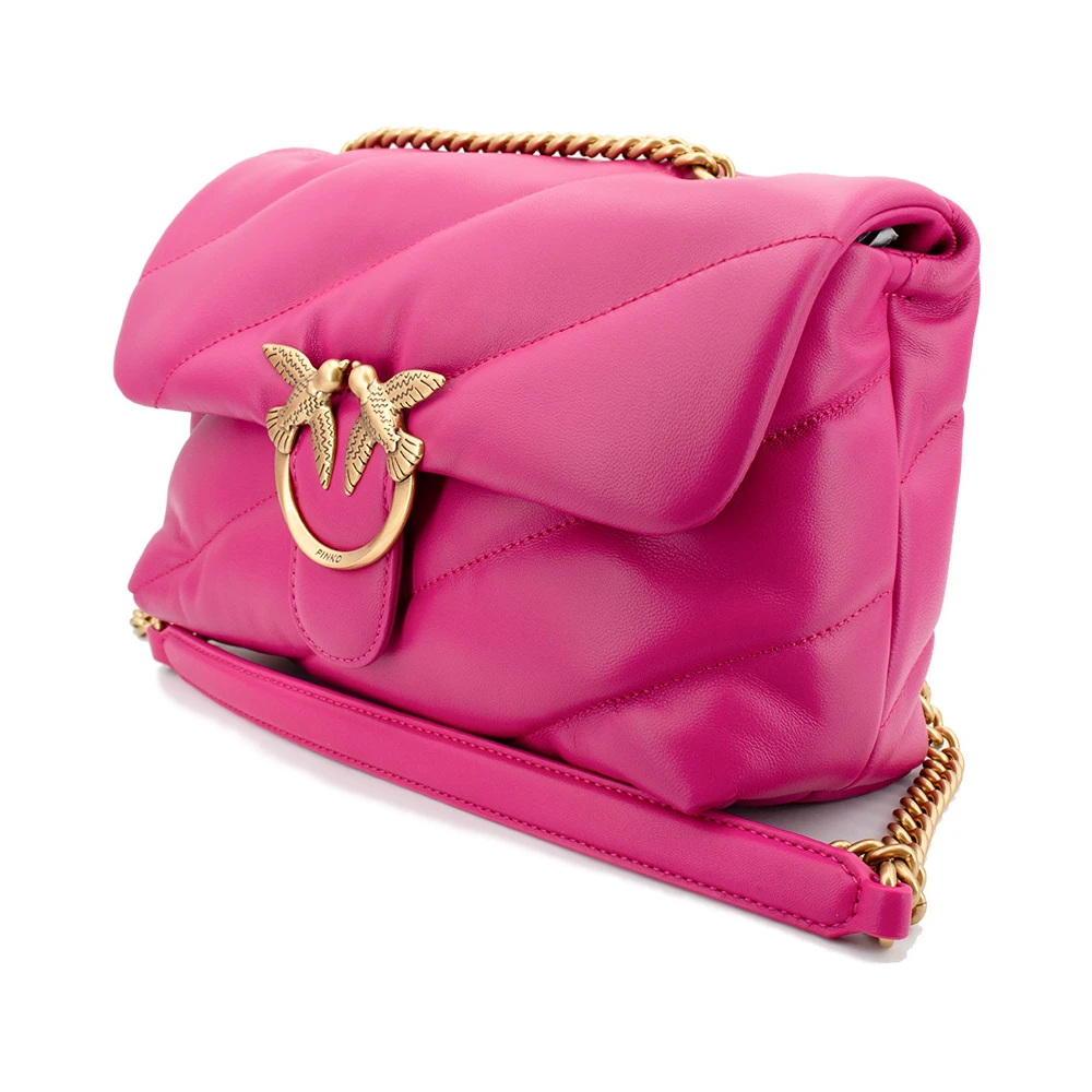 pinko Klassieke Love Bag Puff Pink Dames