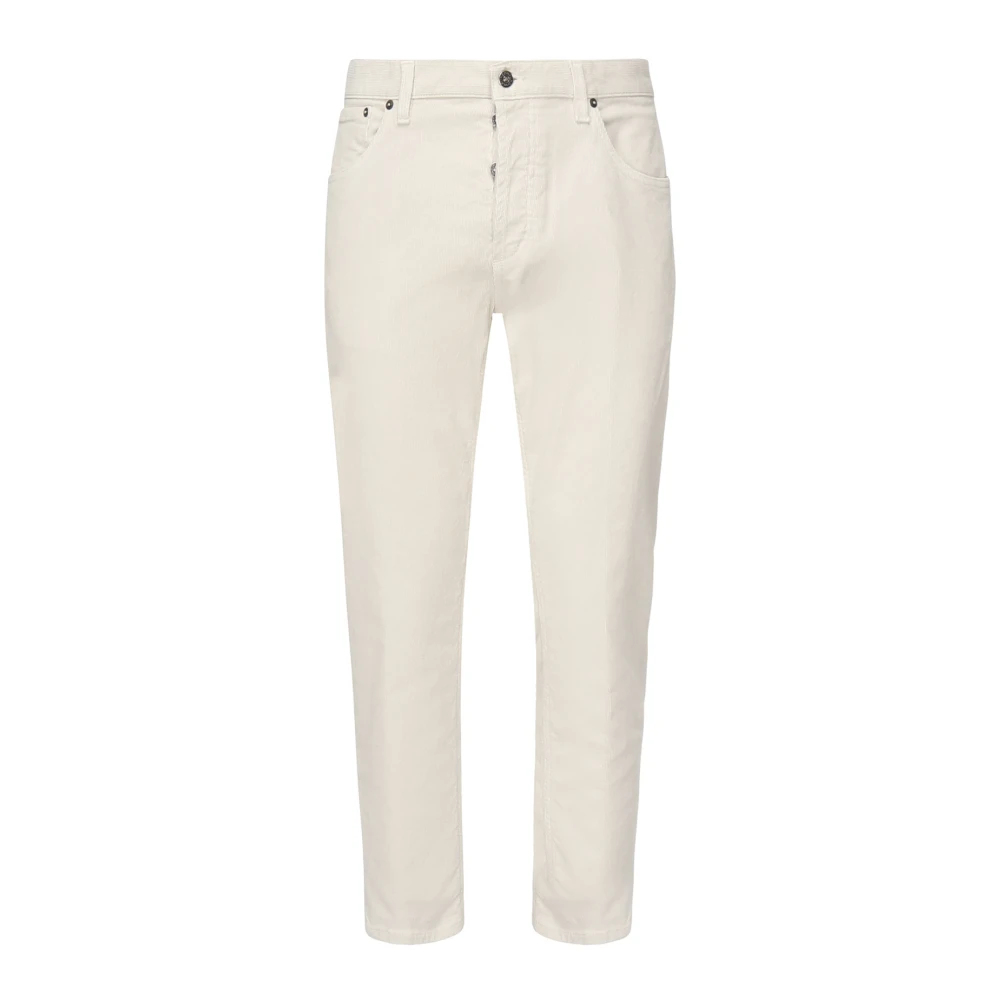 Dondup Beige Slim Fit Jeans, Male, W33, Slim-Fit Jeans