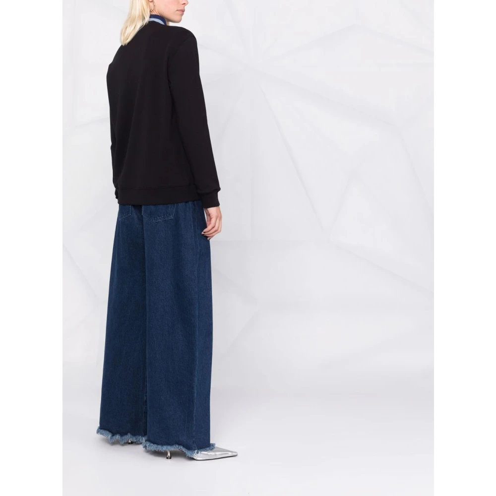 Msgm Casual Sweatshirt 99C Black Dames