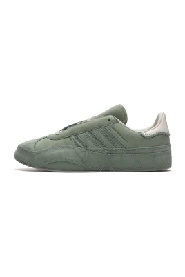 Y-3 Gazelle Silver Green Sneakers