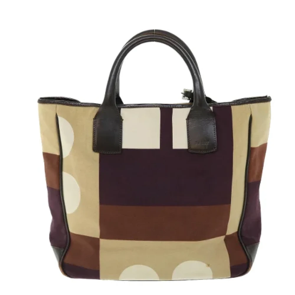 Bally Pre-owned Canvas handbags Brown Dames