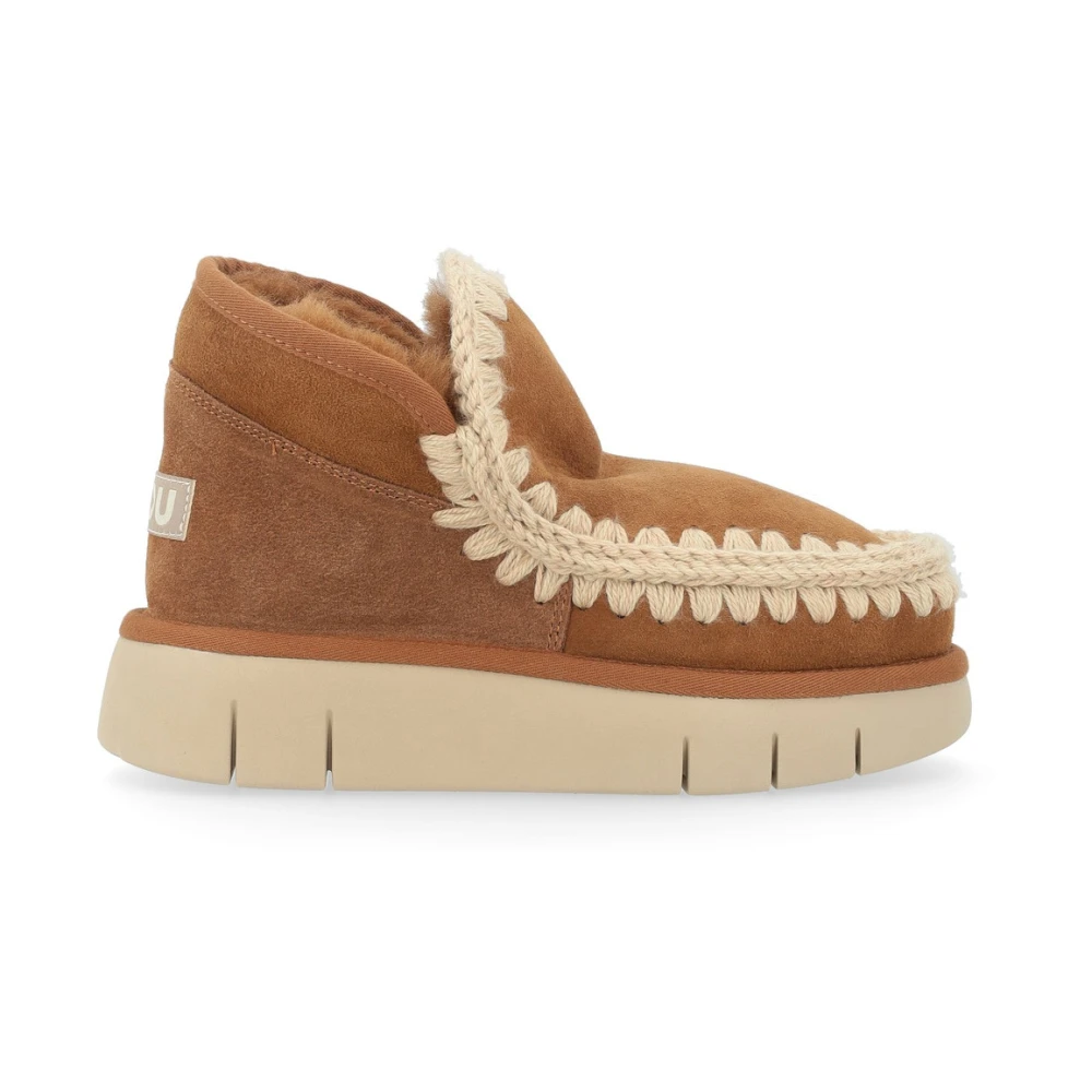 Mou, Skor, Dam, 37 EU, Bounce Sneaker i Cognac