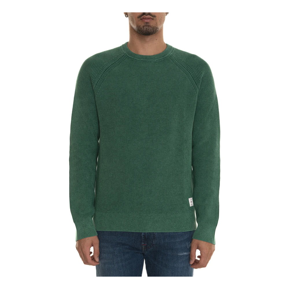 Gant Stone Washed Raglan Mouw Katoenen Trui Green Heren