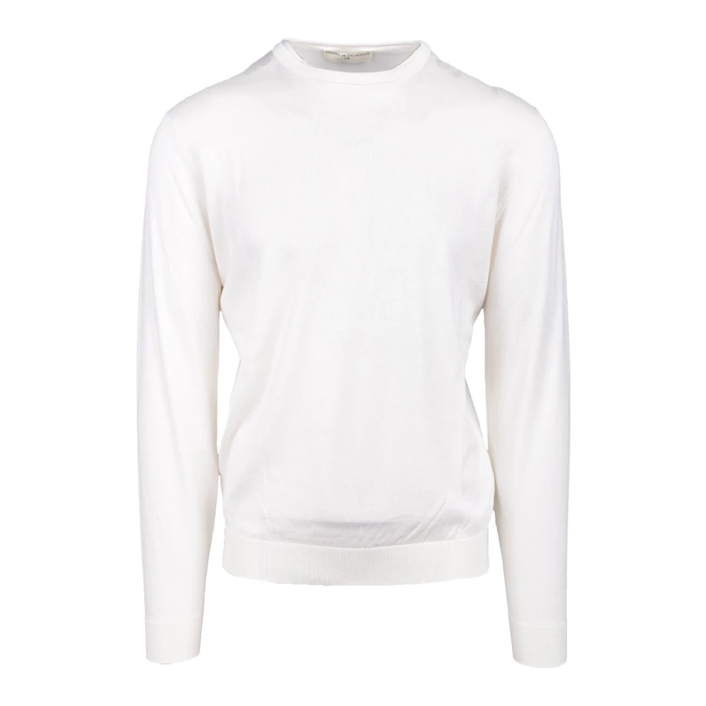 Filippo De Laurentiis Zijde Katoenmix Stijlvolle Top White Heren