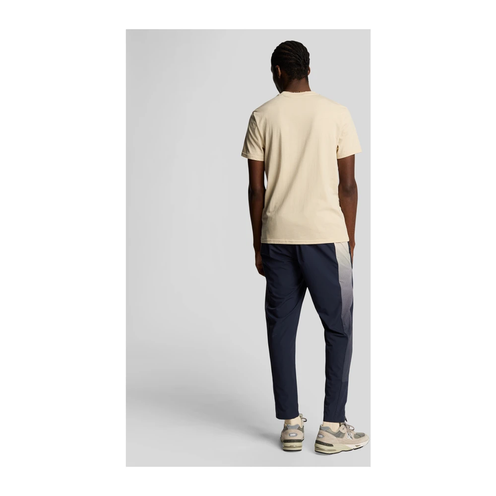 Lyle & Scott Broek Gradient Kleur Blok Trackies Blue Heren