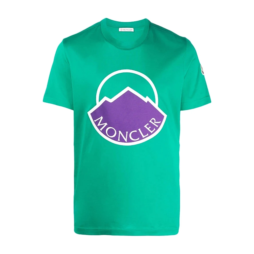 Moncler - Tops > T-Shirts - Green - Moncler - Modalova