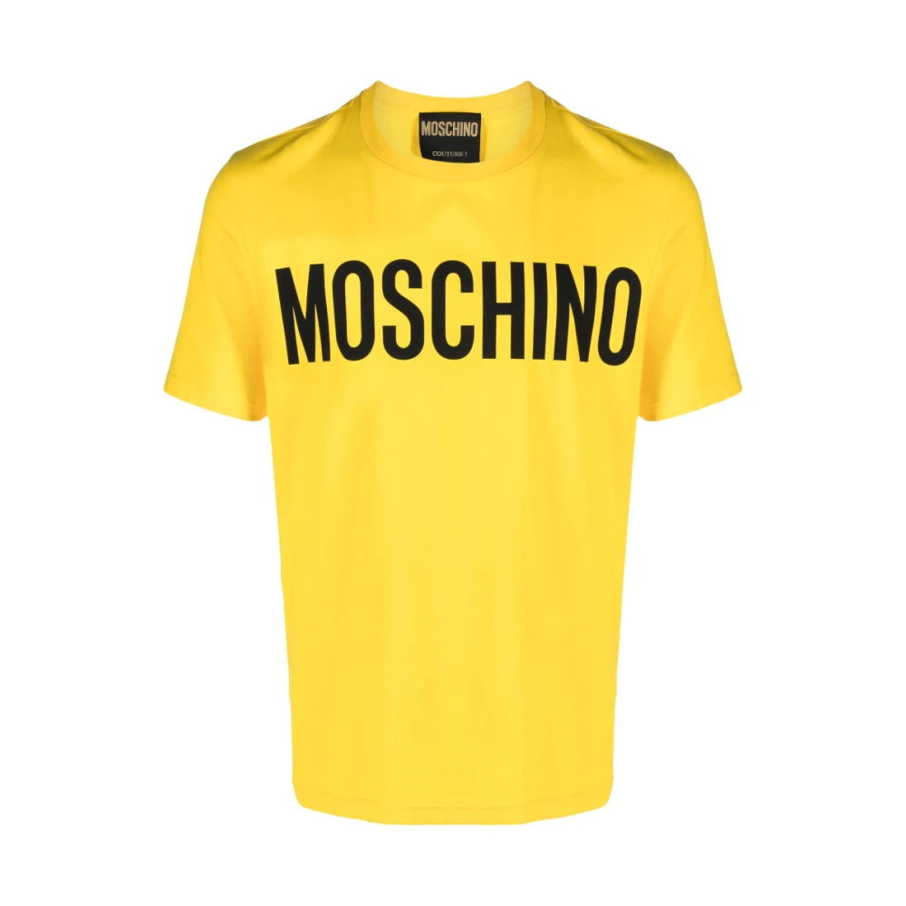 Moschino T-Shirts Yellow Heren