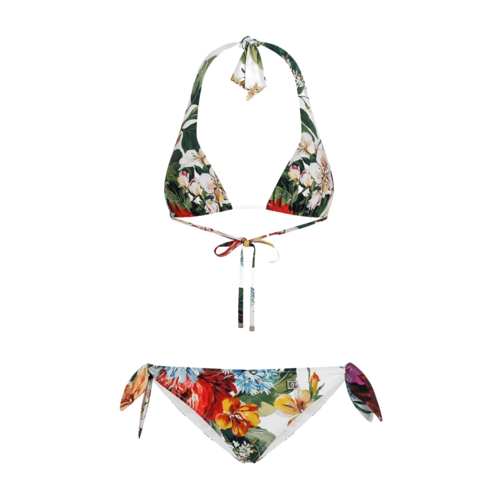 Dolce & Gabbana Kvinno Multicolor Badkläder Dam, L, Läder, Multifärgad Badkläder För R Aw25