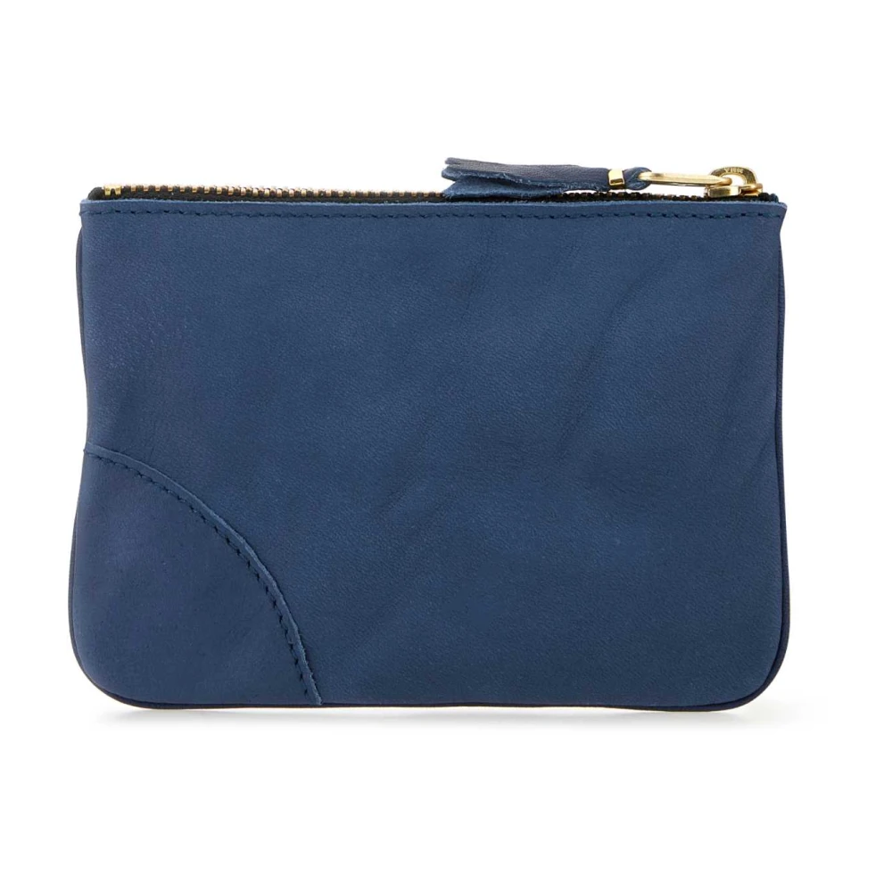 Comme des Garçons Blauw leren etui Blue Dames