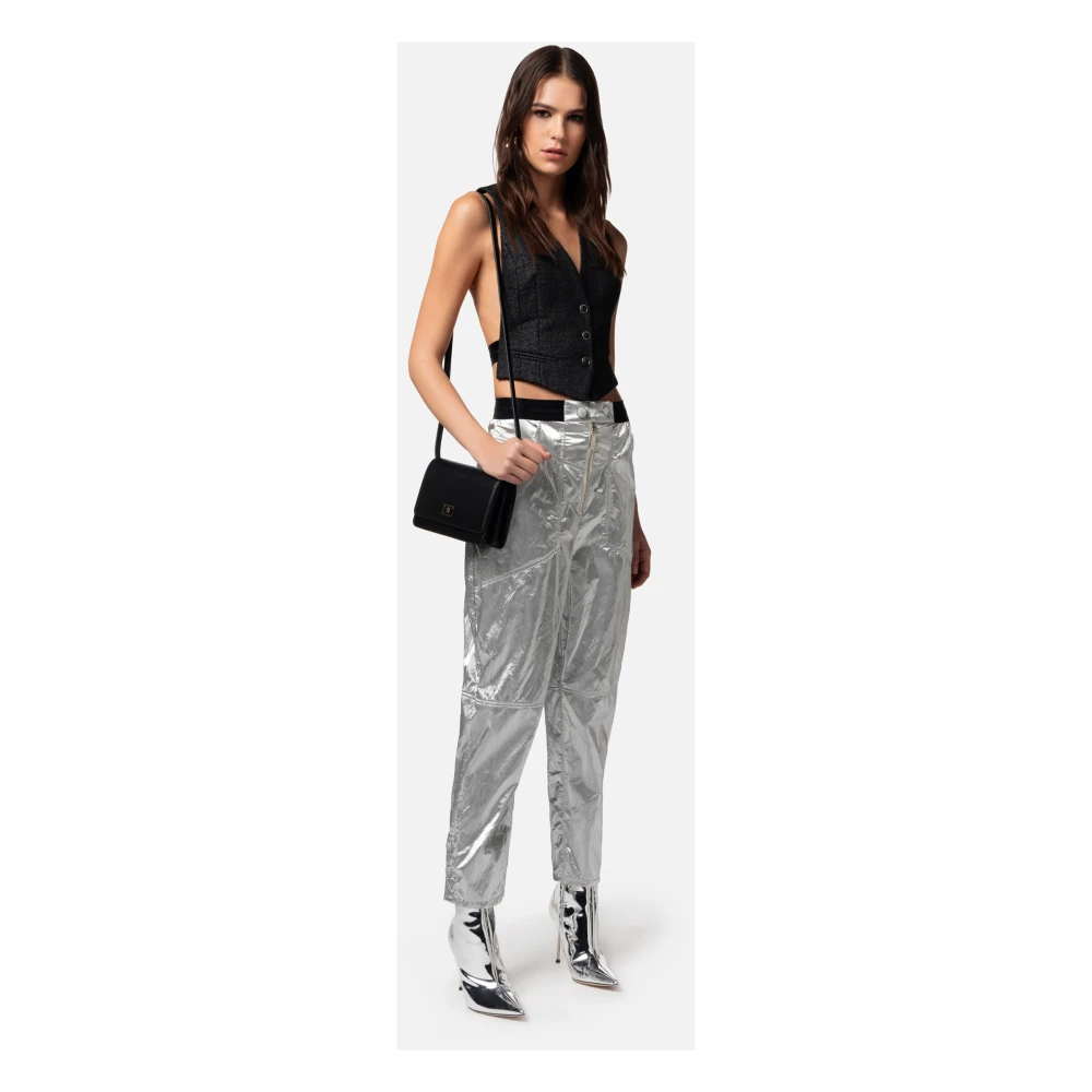Elisabetta Franchi Slim-fit Trousers Gray Dames