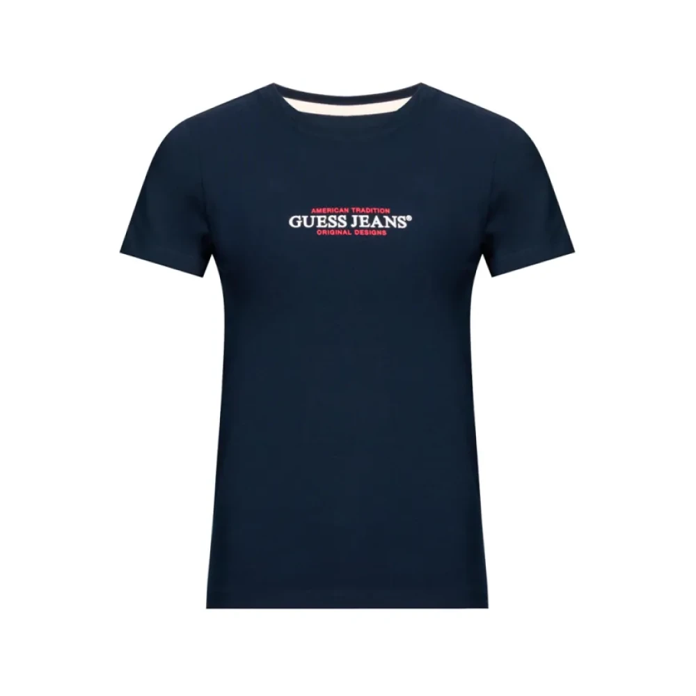 Guess - Tops > T-Shirts - Blue - Guess - Modalova