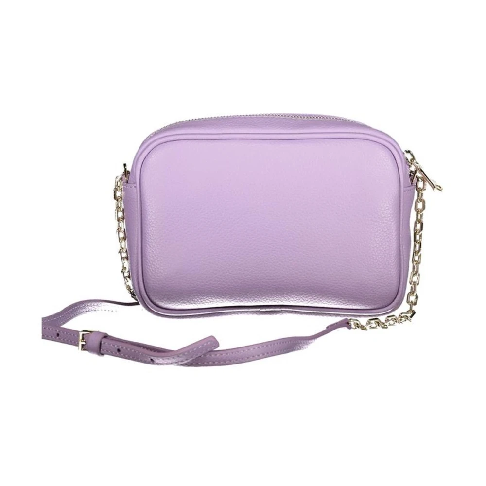 PATRIZIA PEPE Paarse Handtas met Ritssluiting en Binnenzak Purple Dames