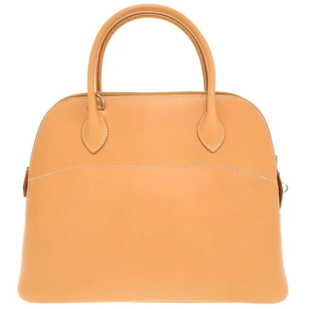 Hermès Vintage Pre-owned Leather handbags Brown Dames