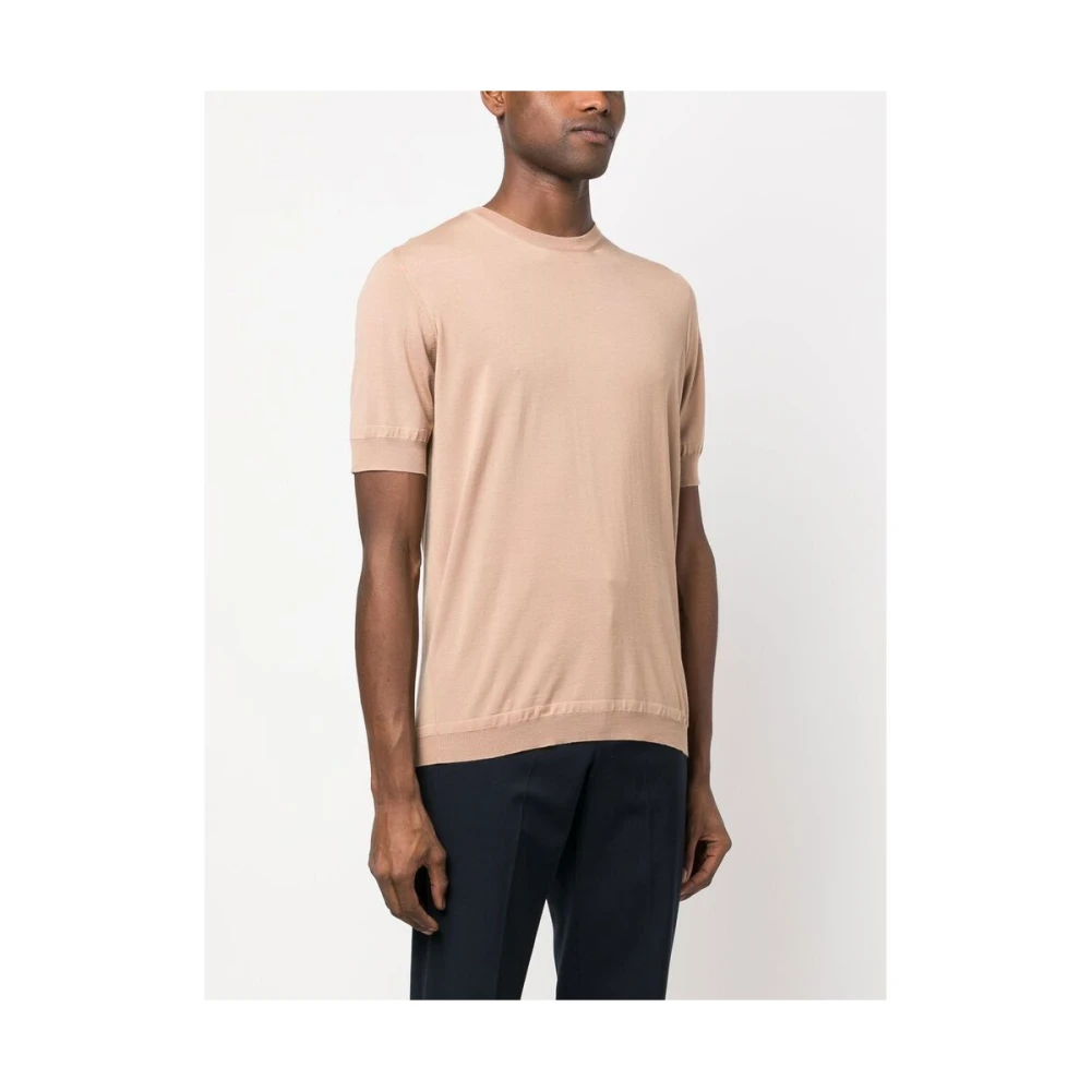 Goes Botanical Botanische Merinowollen T-shirt Pink Heren