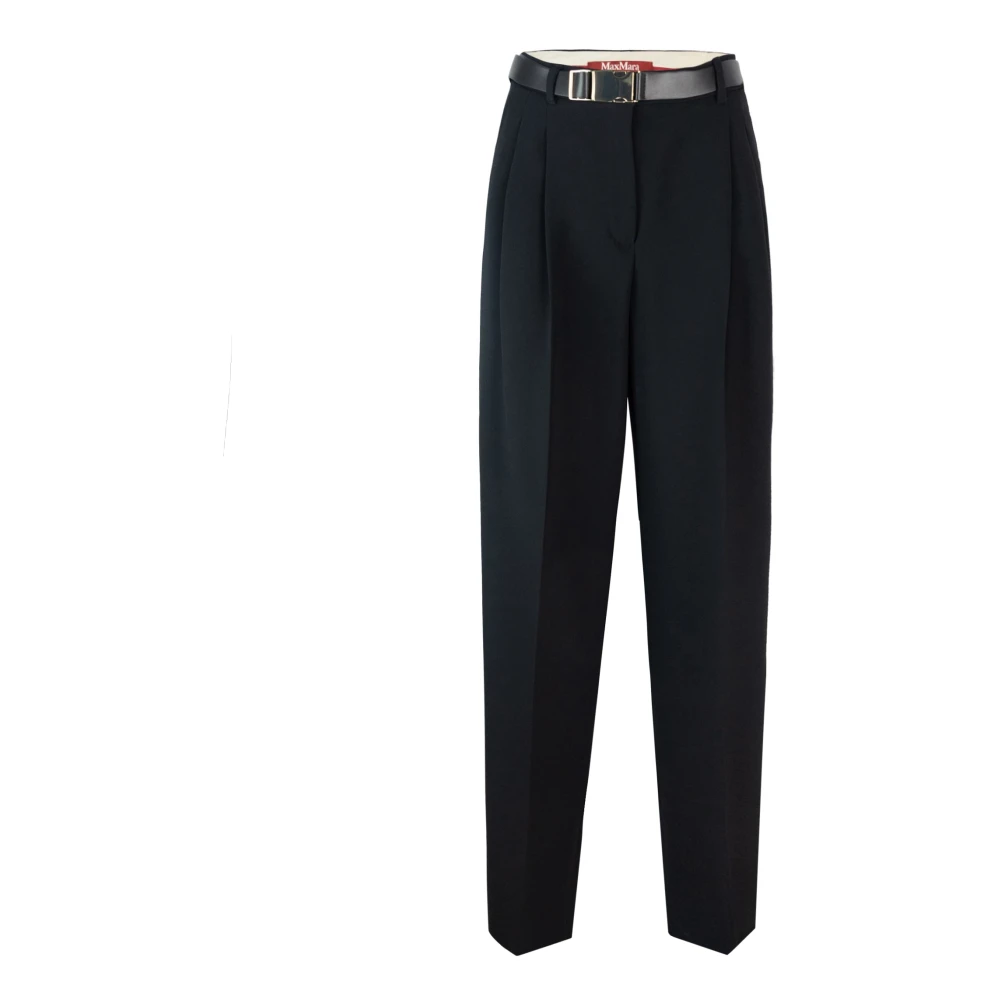 Trousers > Tapered Trousers - - Max Mara Studio - Modalova