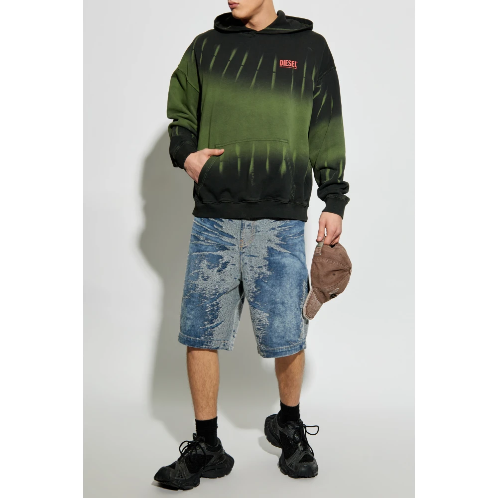 Diesel Sweatshirt S-Boxt-Hood-R2 Green Heren