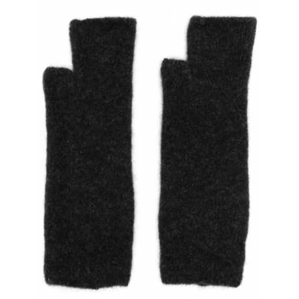 Isabel Benenato Yak Zwarte Wanten Gk04 01 Unisex Black Unisex