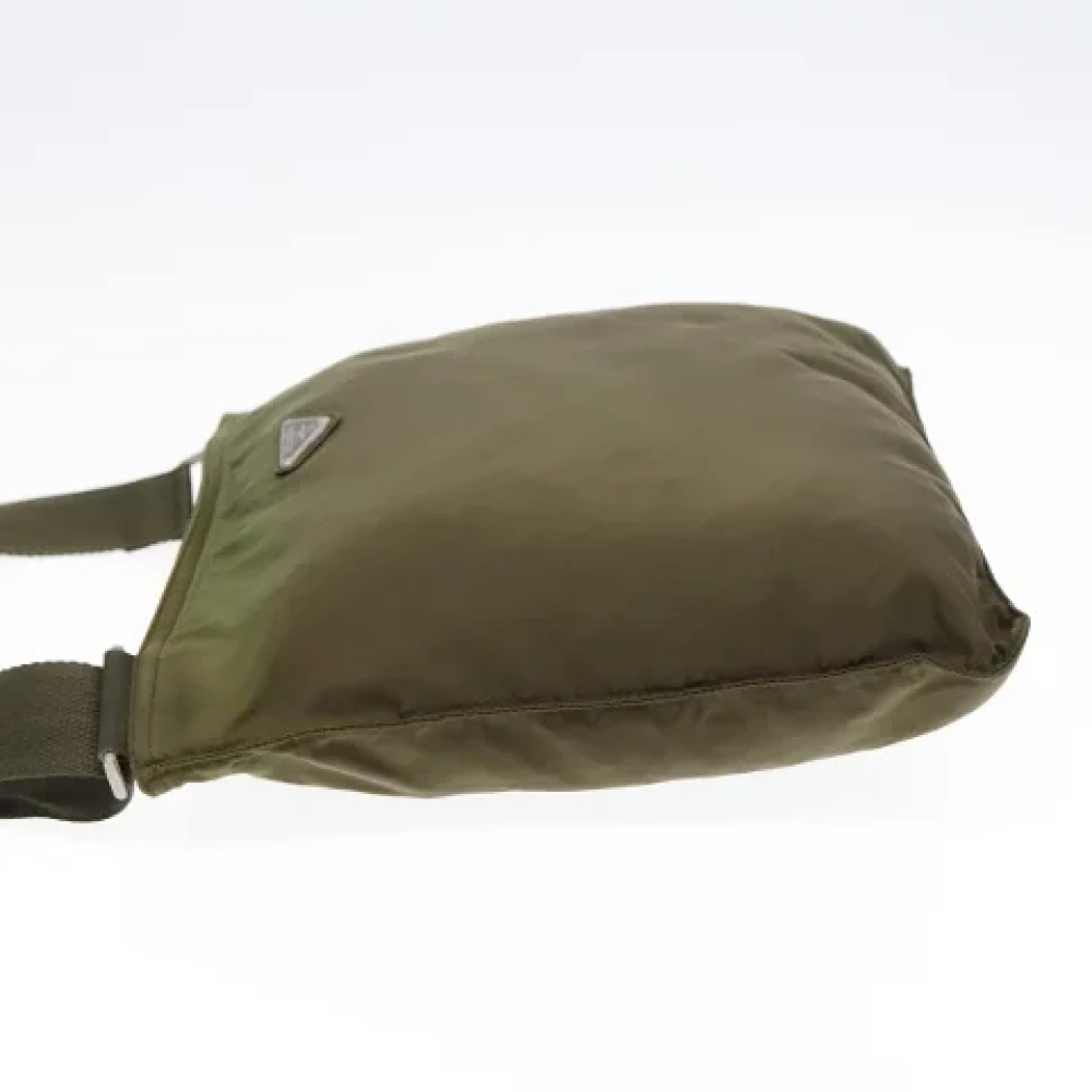 Prada Vintage Pre-owned Nylon prada-bags Brown Dames
