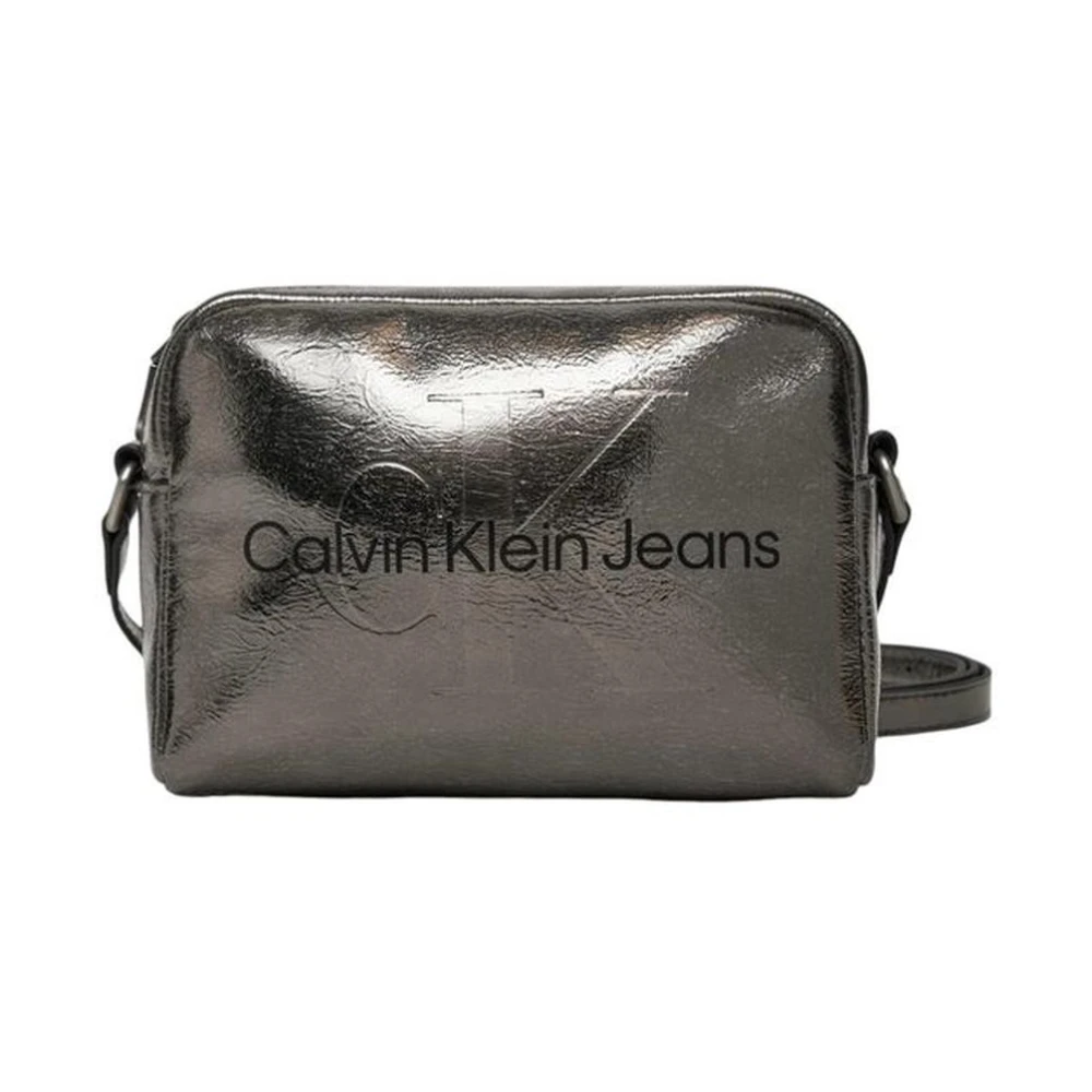 Calvin Klein Jeans Moderne polyethyleen handtas damescollectie Gray Dames
