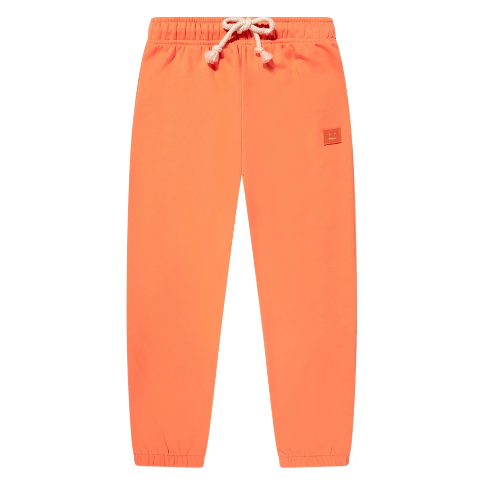 Acne Studios Women's Orange Mandarin Logo Joggers