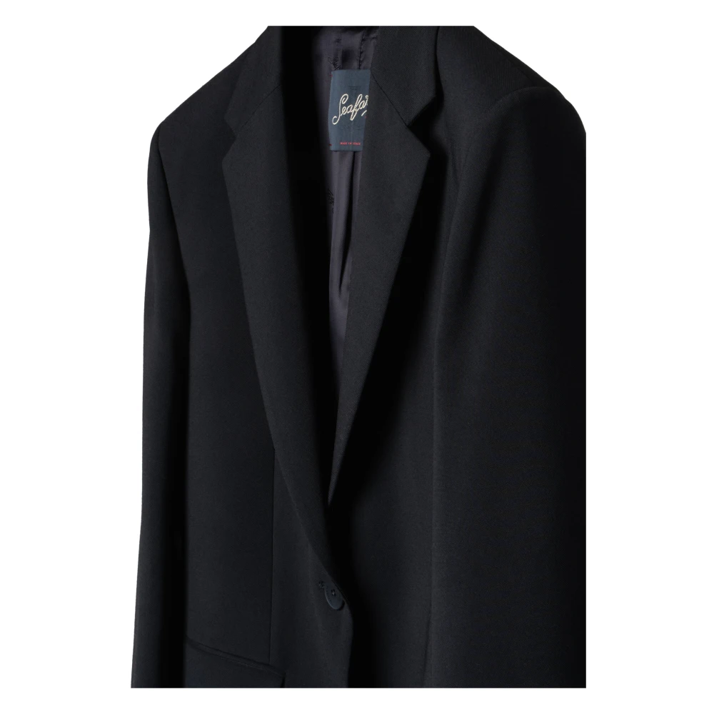 Seafarer Elegant One Button Blazer Blue Dames