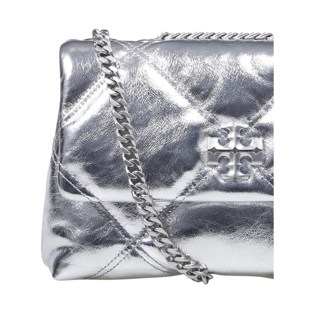TORY BURCH Diamant Quilt Convertible Schoudertas Gray Dames