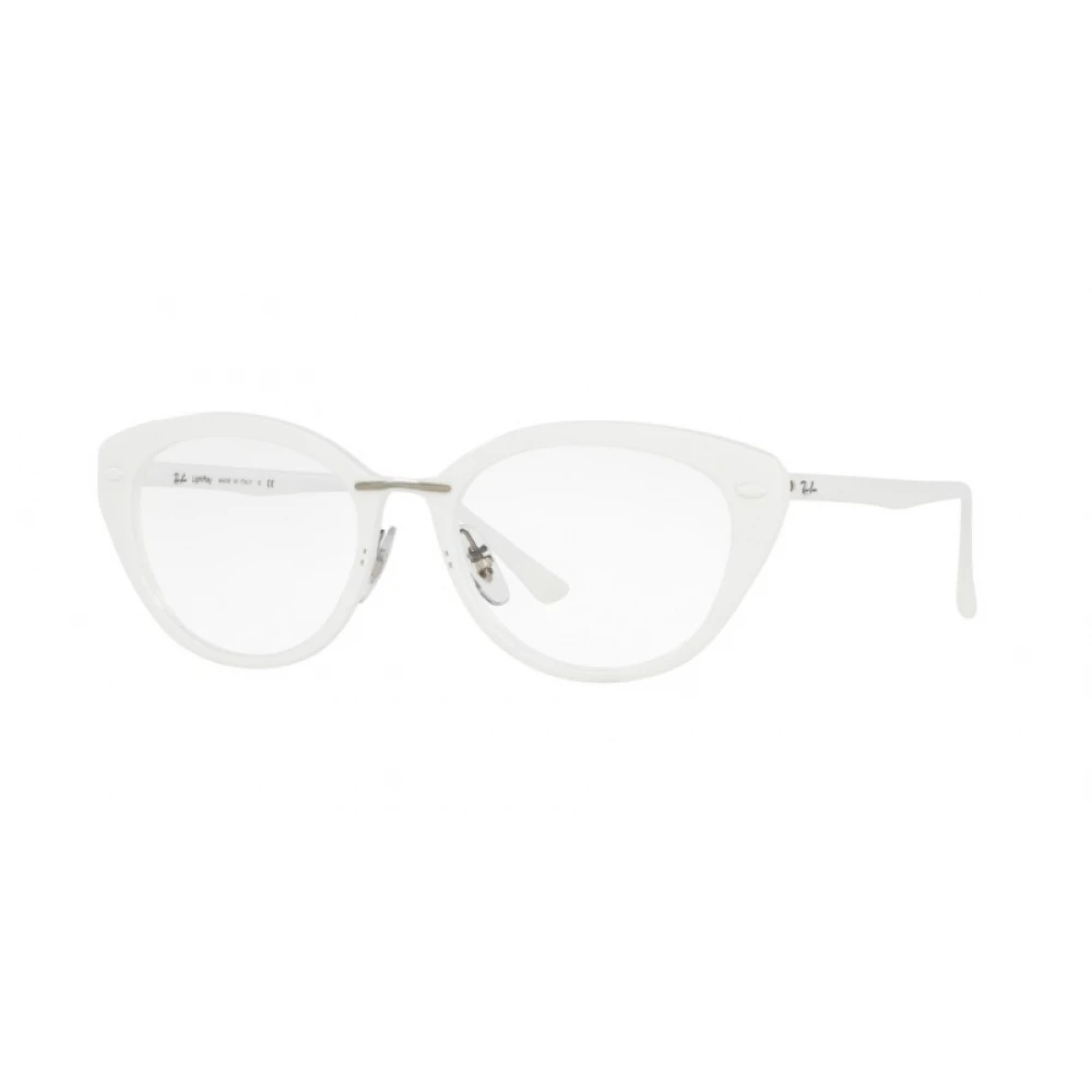 Ray-Ban Women's White Glasses, 54 Mm, Eyeglasses