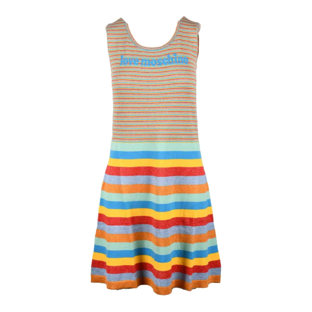 Love Moschino Damesjurk in Katoenmix Multicolor Dames