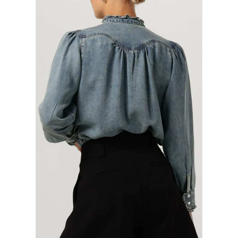 Suncoo Denim Blouse Laura Blue Dames