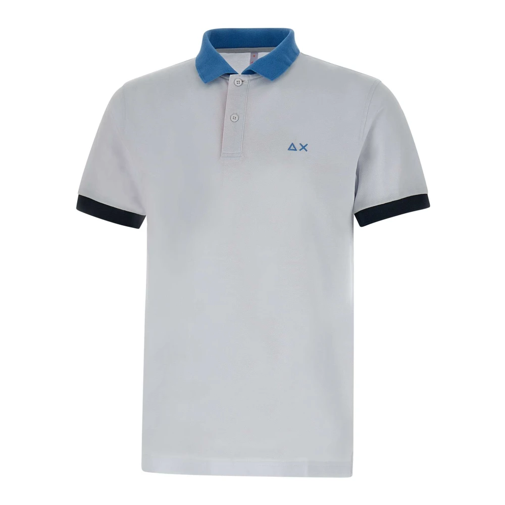 Sun68 Men's White 3-Color-Way Polo - Polo Shirts - S - Tops