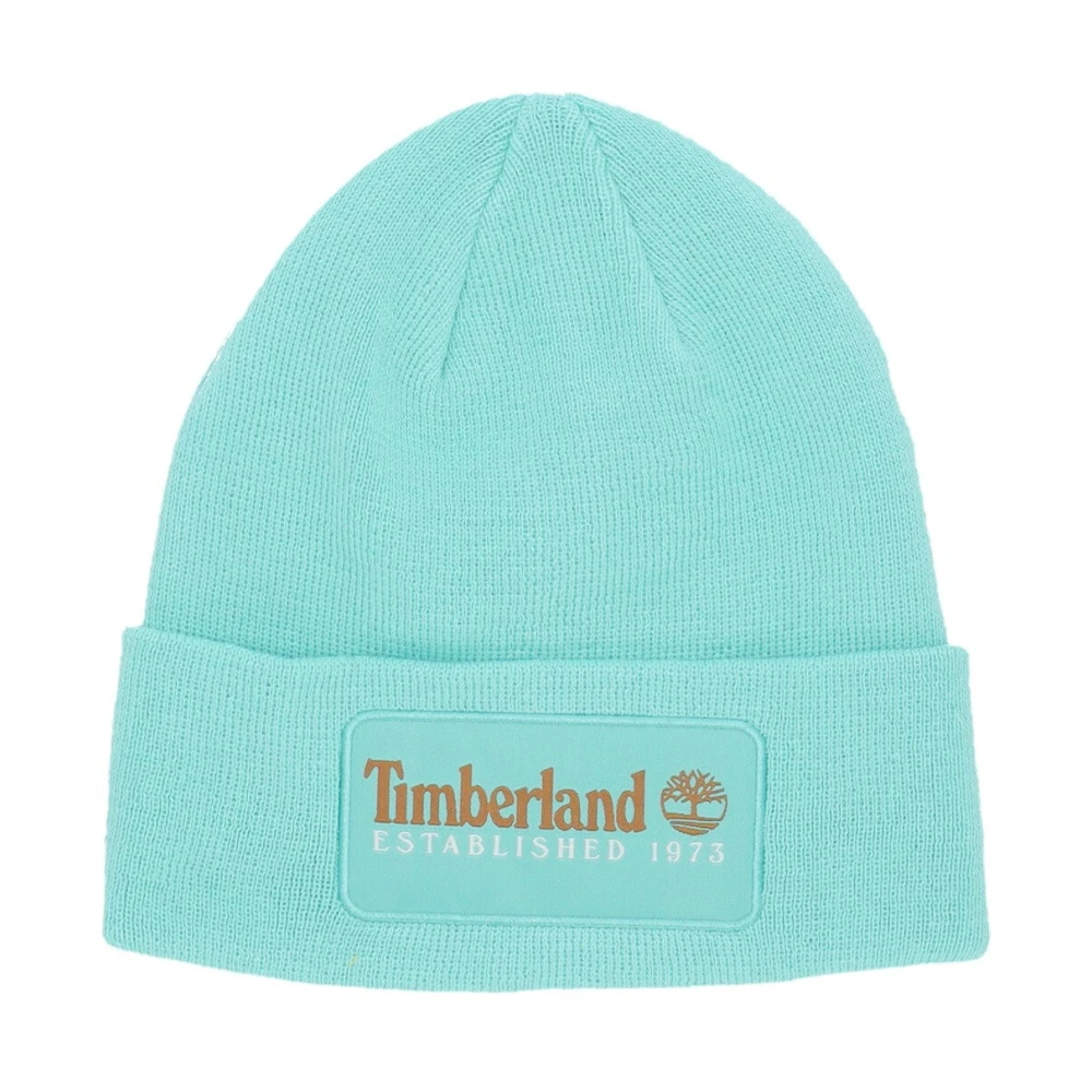 Timberland Vintage Beanie Holiday Teal Hat Green Heren