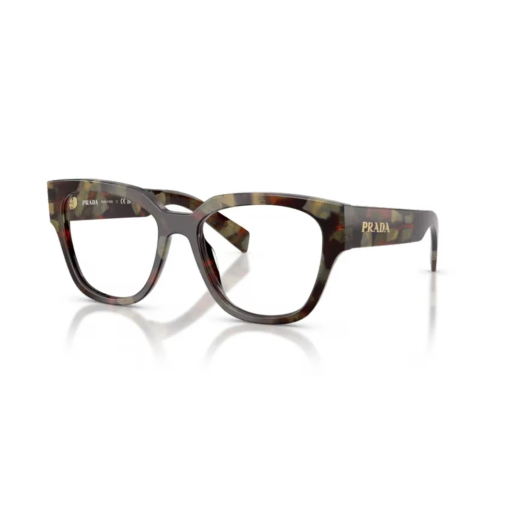 Prada Unisex Bruin Ovale Optische Montuur