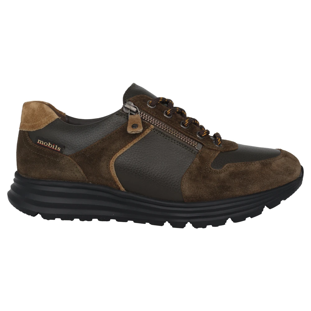 Mephisto Wijde Pasvorm Groene Sneaker Koop nu! Heren Schoenen