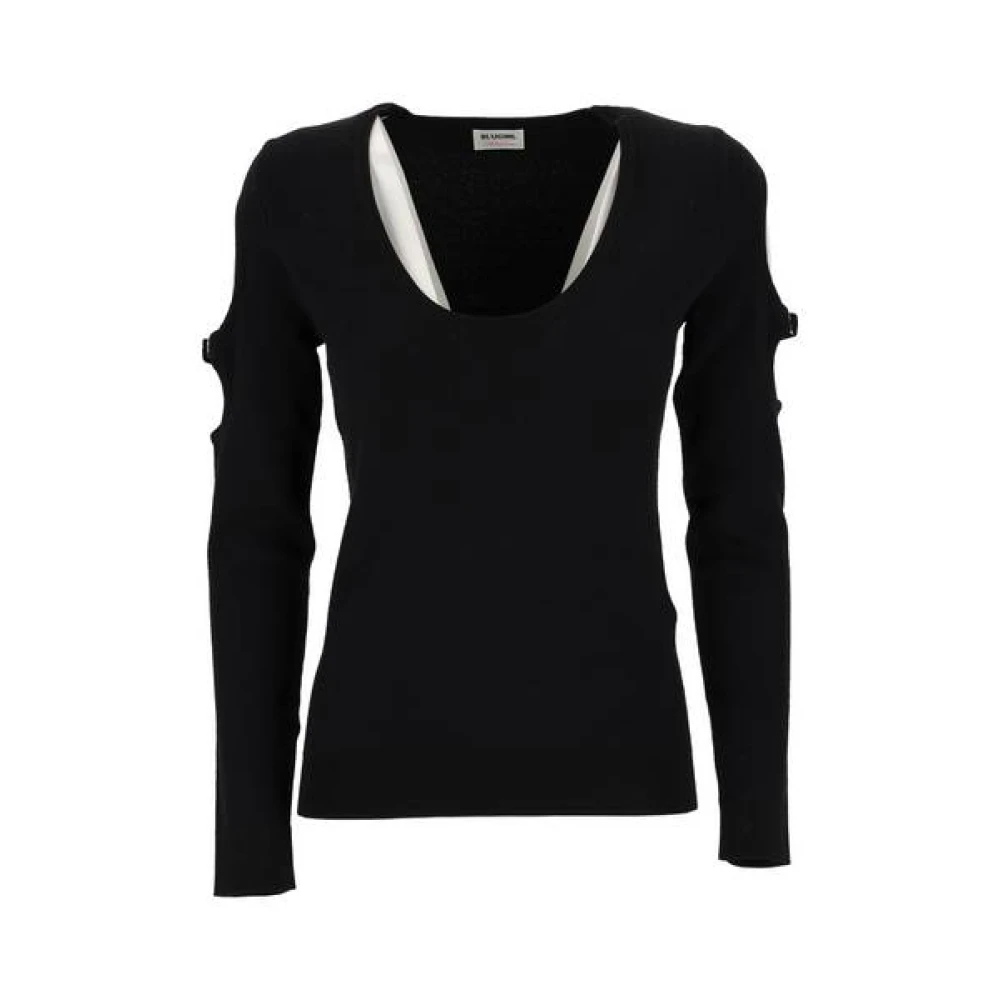 Knitwear > V-neck Knitwear - - Blugirl - Modalova