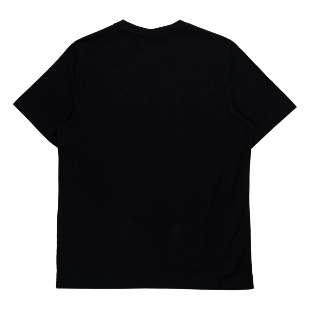 Maison Kitsuné Zwarte Speedy Fox Patch T-shirt Black Heren
