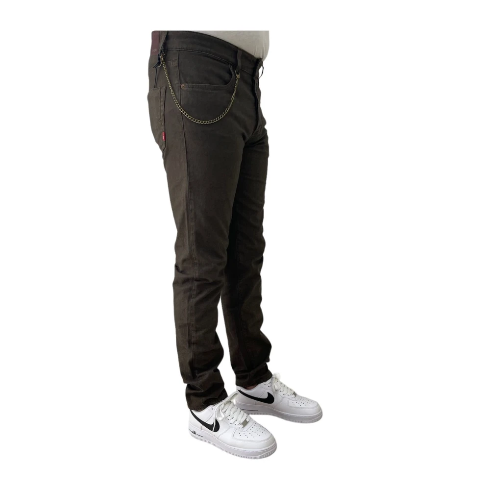 Siviglia Slim-fit Jeans Brown Heren