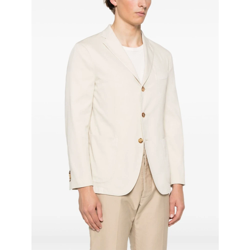 Boglioli Zwarte herenjas Beige Heren