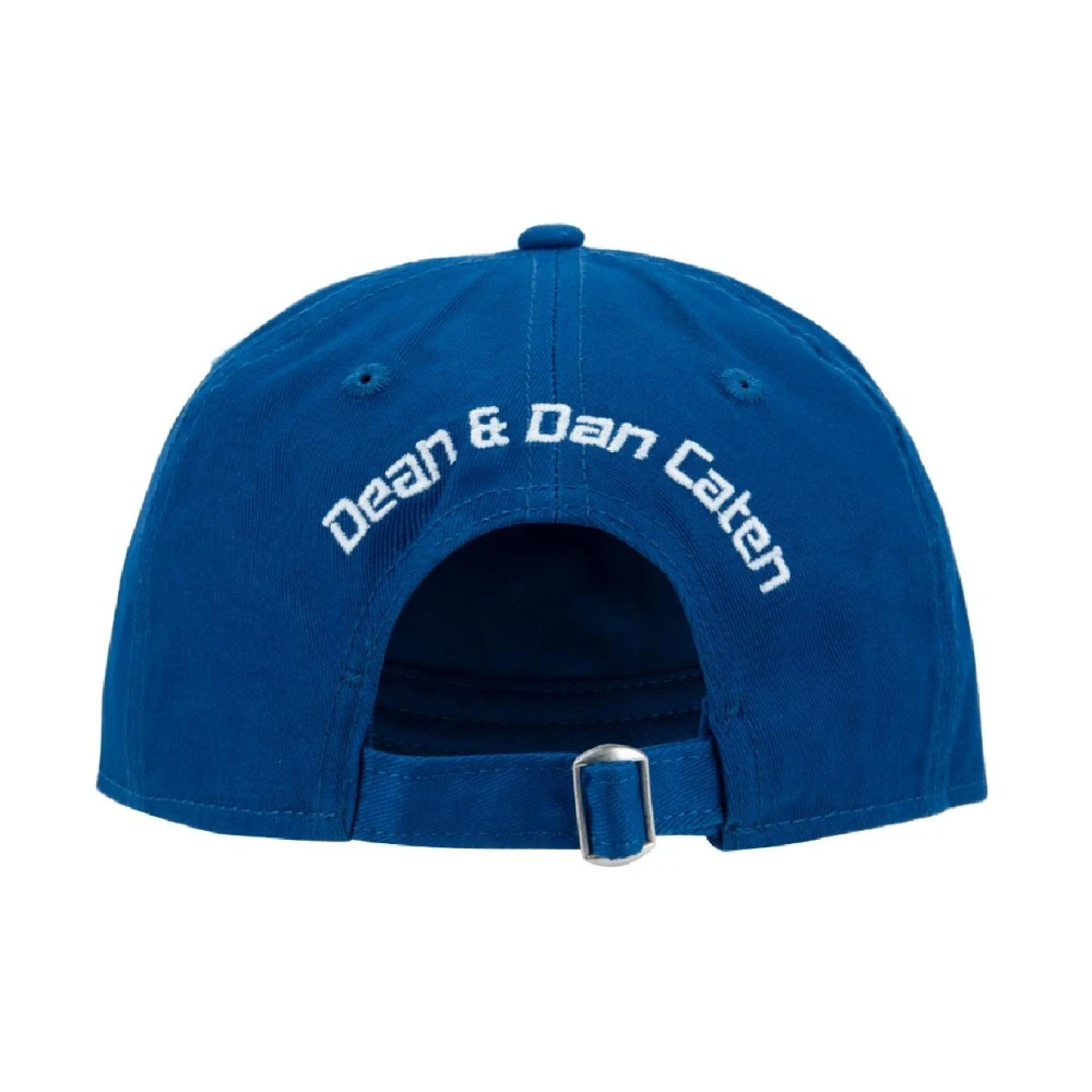 Dsquared2 Vintage Baseball Cap met gesp Blue Unisex
