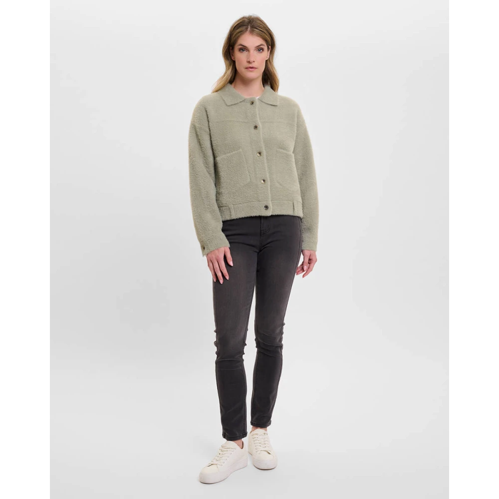 Rino&Pelle Bubbly Boxy Jacket Beige Dames